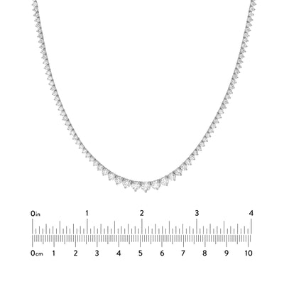 Diamond Graduated Tennis Necklace (5-1/4tcw)