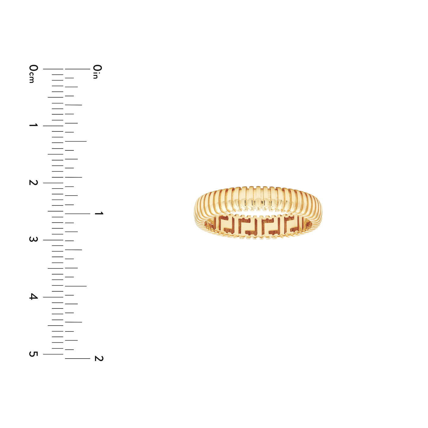 Rounded Ribbed Band