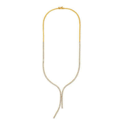 7-1/2tcw Diamond Lariat Necklace
