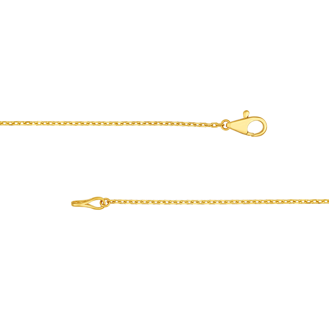 Bezel Set 5 Stone Graduated Diamond Necklace