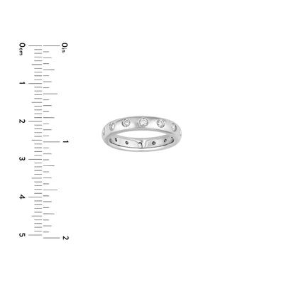 1/2tcw Round Diamond Straight Band Ring
