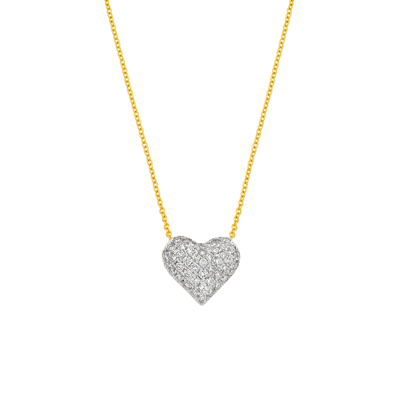 Diamond Pave Necklace (1/3tcw)