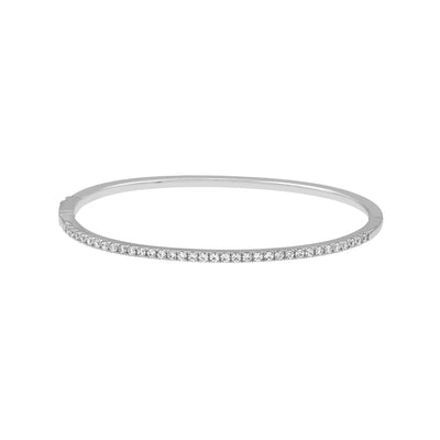 Diamond Half Bangle Bracelet (7/8tcw)