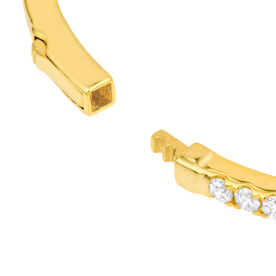 Diamond Half Bangle Bracelet (1-3/8tcw)