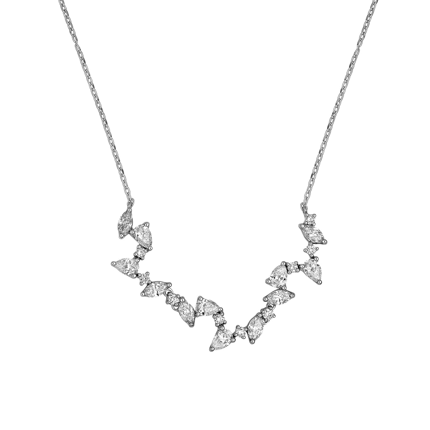 Diamond Blossom Necklace