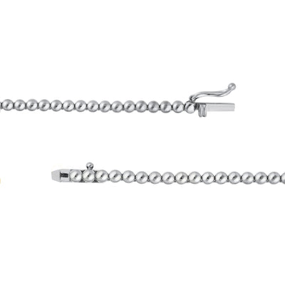 4-5/8tcw Diamond Halfway Tennis Necklace