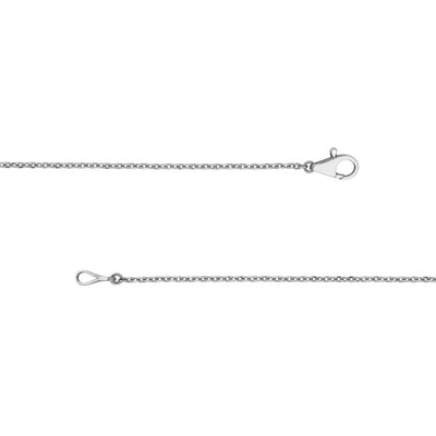 Round Ascending Diamond Necklace (1tcw)