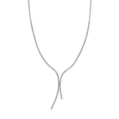 Round 4-7/8tcw Diamond Lariat Necklace