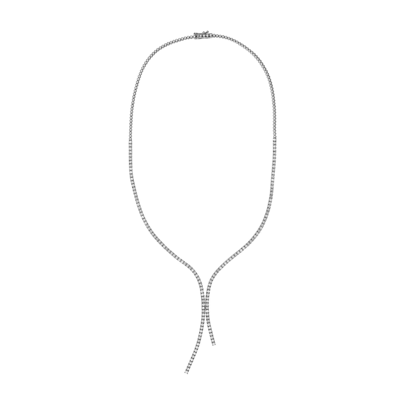 Round 4-7/8tcw Diamond Lariat Necklace