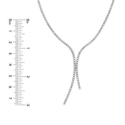 Round 4-7/8tcw Diamond Lariat Necklace