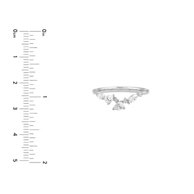 Round Diamond Blossom Band