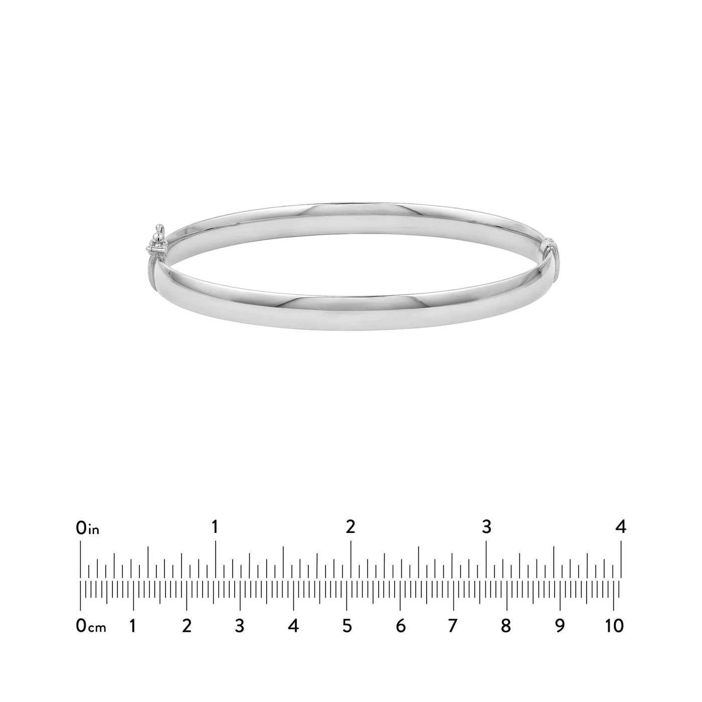 6mm Flat Oval Tube Bangle