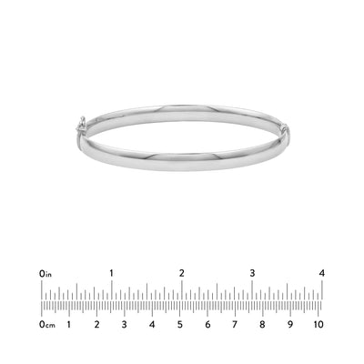 6mm Flat Oval Tube Bangle