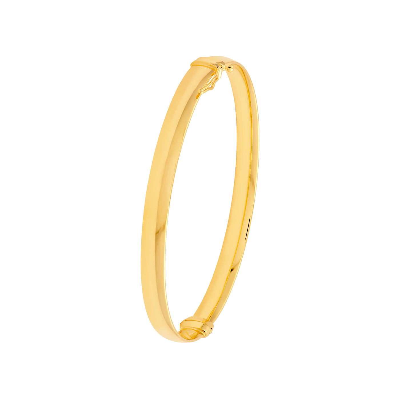 6mm Flat Oval Tube Bangle
