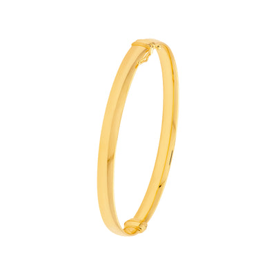 6mm Flat Oval Tube Bangle