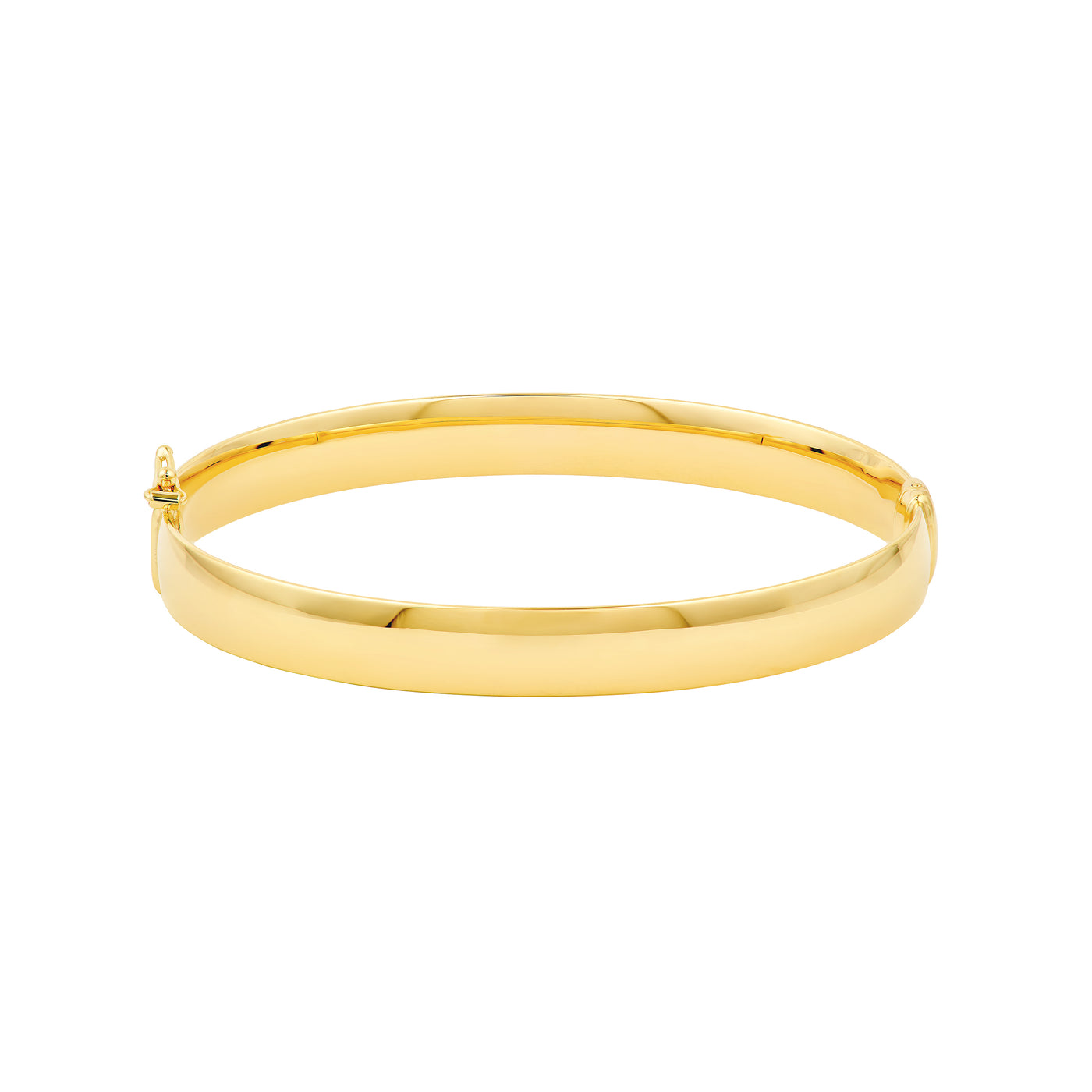 8mm Flat Oval Tube Bangle