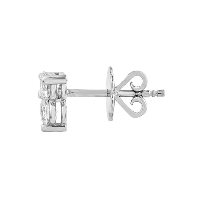 1tcw 3.5mm Diamond Trio Stud Earrings