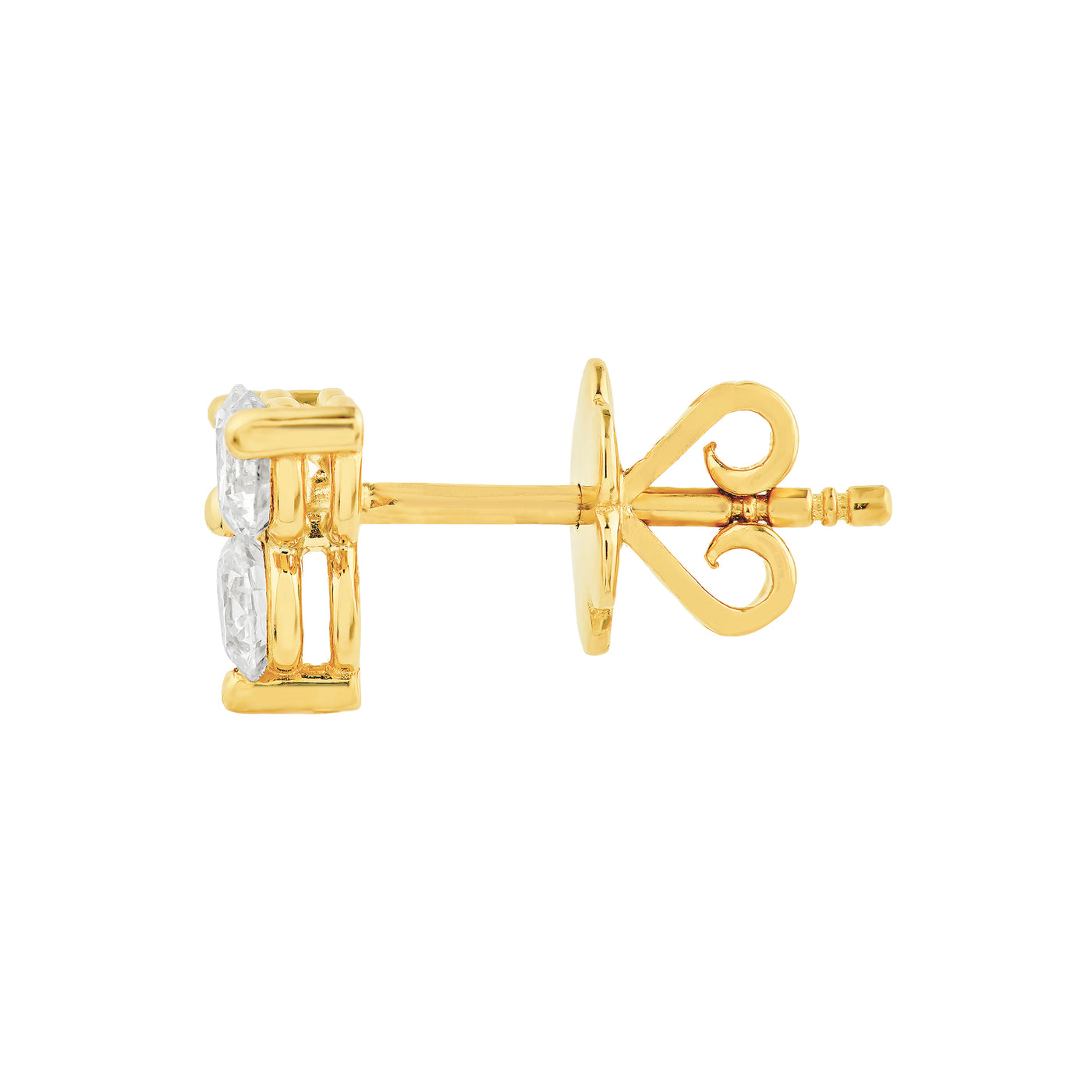 1tcw 3.5mm Diamond Trio Stud Earrings