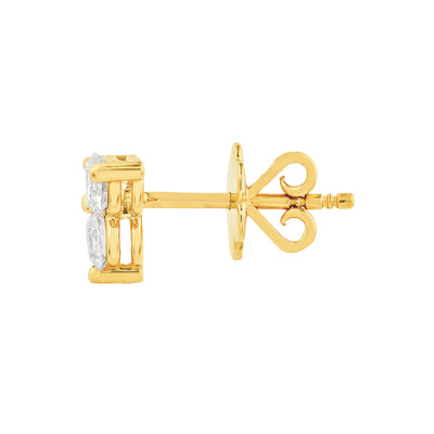 1tcw 3.5mm Diamond Trio Stud Earrings