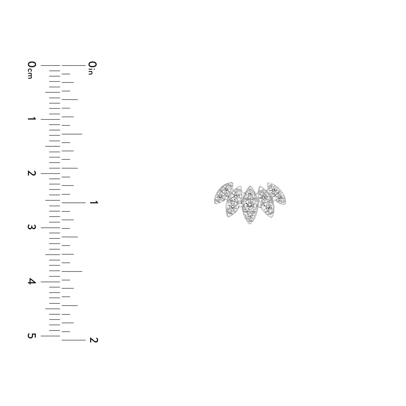 3/8tcw Diamond Flower Stud Earrings