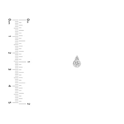 3/8tcw Round Bezel Diamond Earrings