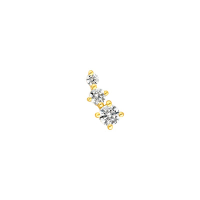 1/5tcw Diamond Graduated Earrings