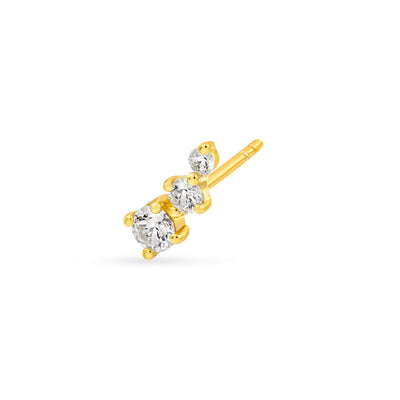 1/5tcw Diamond Graduated Earrings