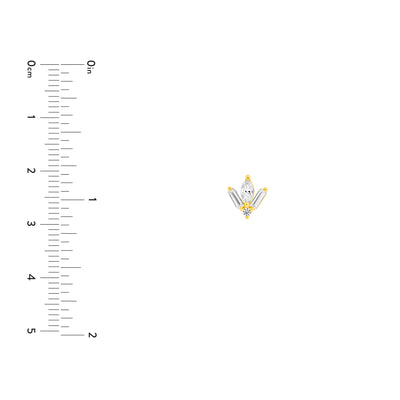 7/8tcw Multi-Cut Diamond Stud Earrings