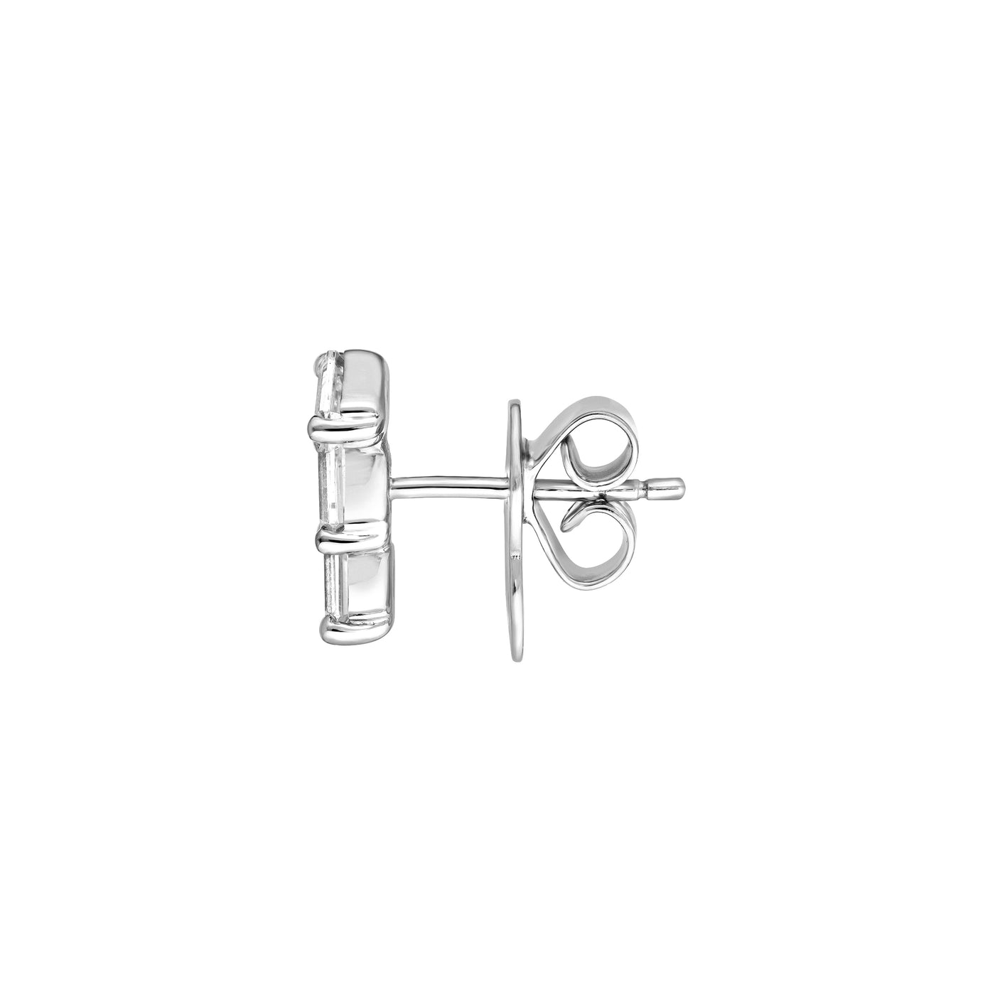 7/8tcw Diamond Helix Earrings