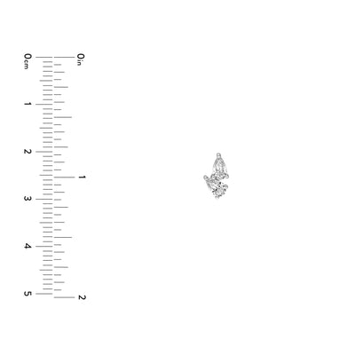 1tcw Diamond Pear Stud Earrings