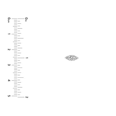 3/8tcw Three Stone Round Diamond Earrings