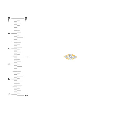 3/8tcw Three Stone Round Diamond Earrings