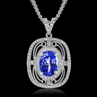 Color Pendant in 18k Gold with Diamonds