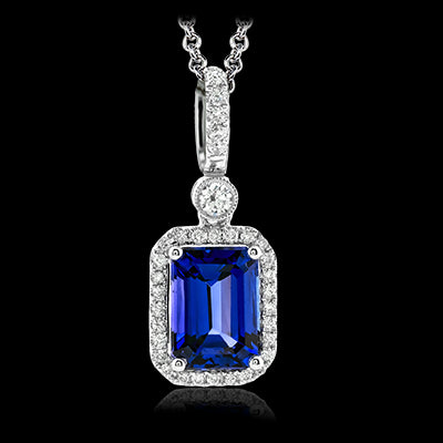 Color Pendant in 18k Gold with Diamonds