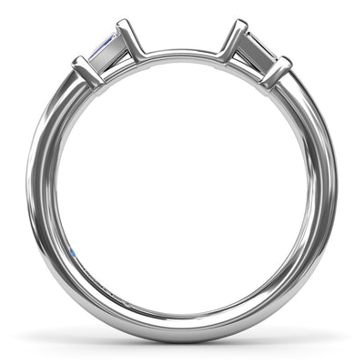 Baguette Diamond Wedding Band