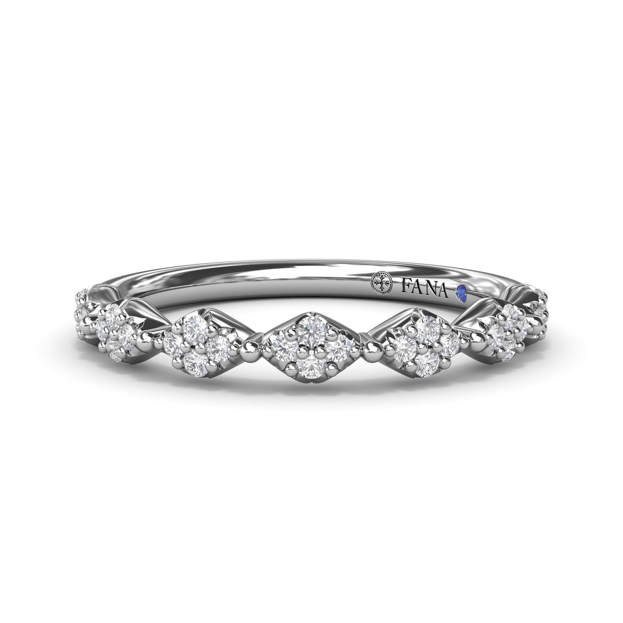 Modern Vintage Diamond Band