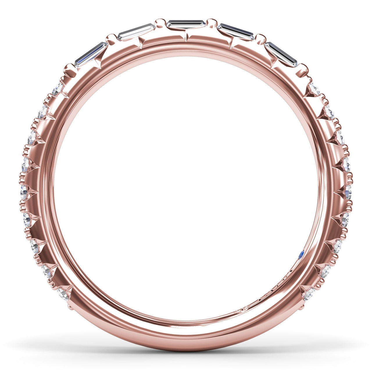Baguette Diamond Wedding Band