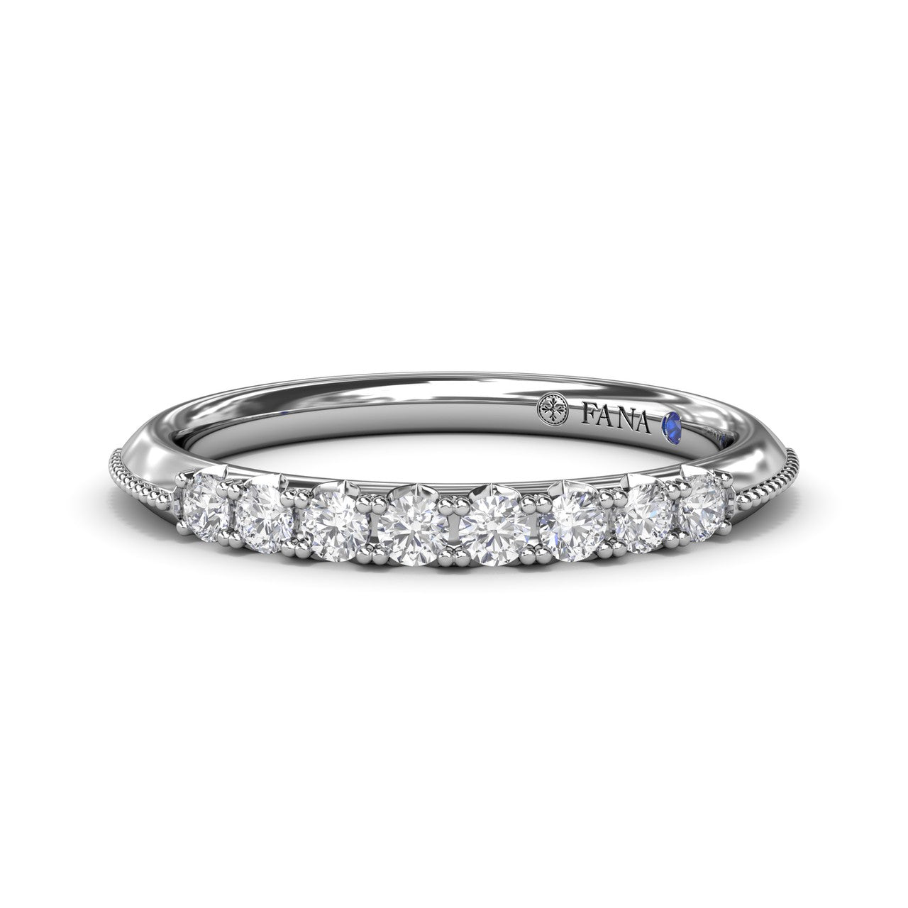Knife-Edge Diamond Wedding Band