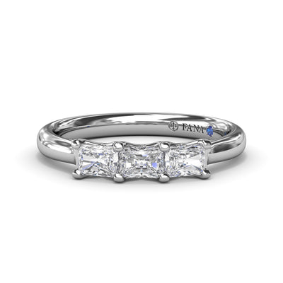 Radiant Diamond Wedding Band
