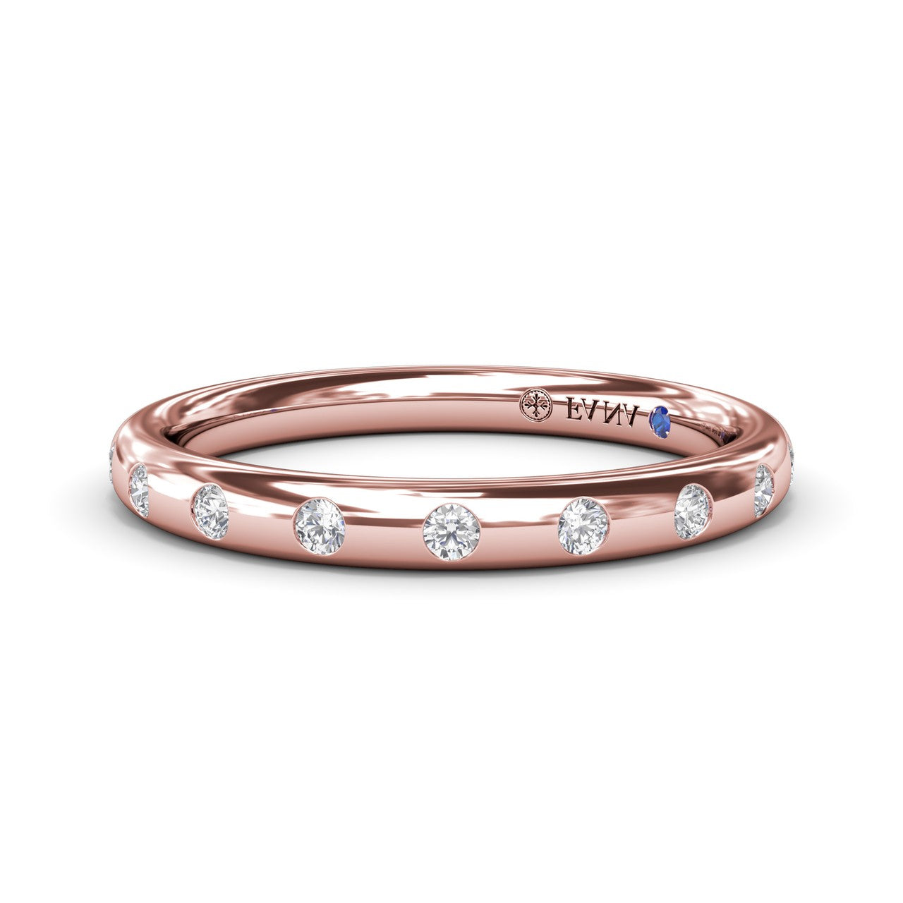 Flush Diamond Wedding Band