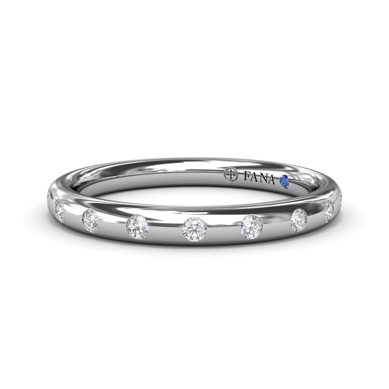 Flush Diamond Wedding Band