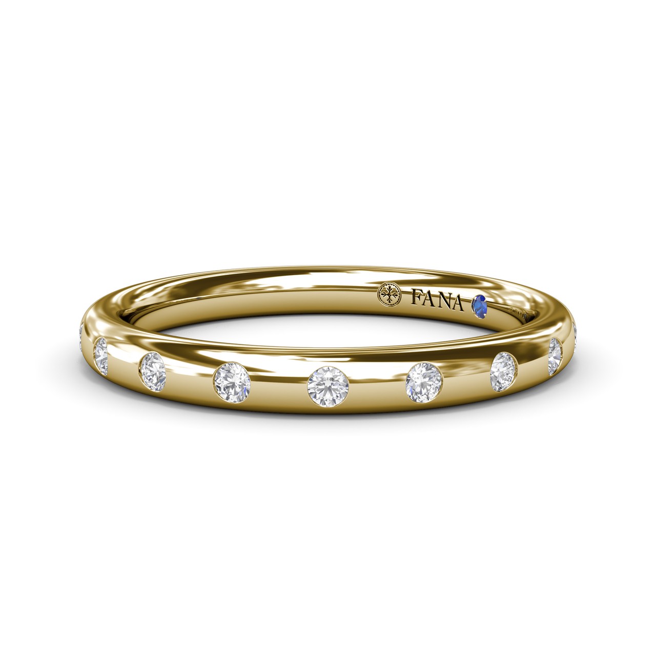 Flush Diamond Wedding Band