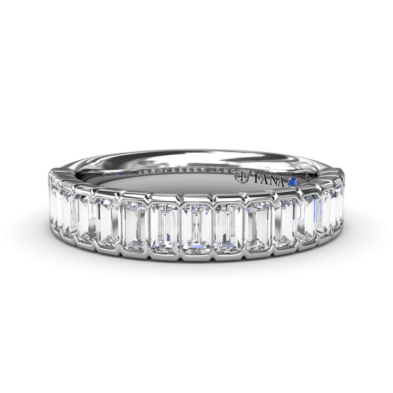 Baguette Diamond Wedding Band