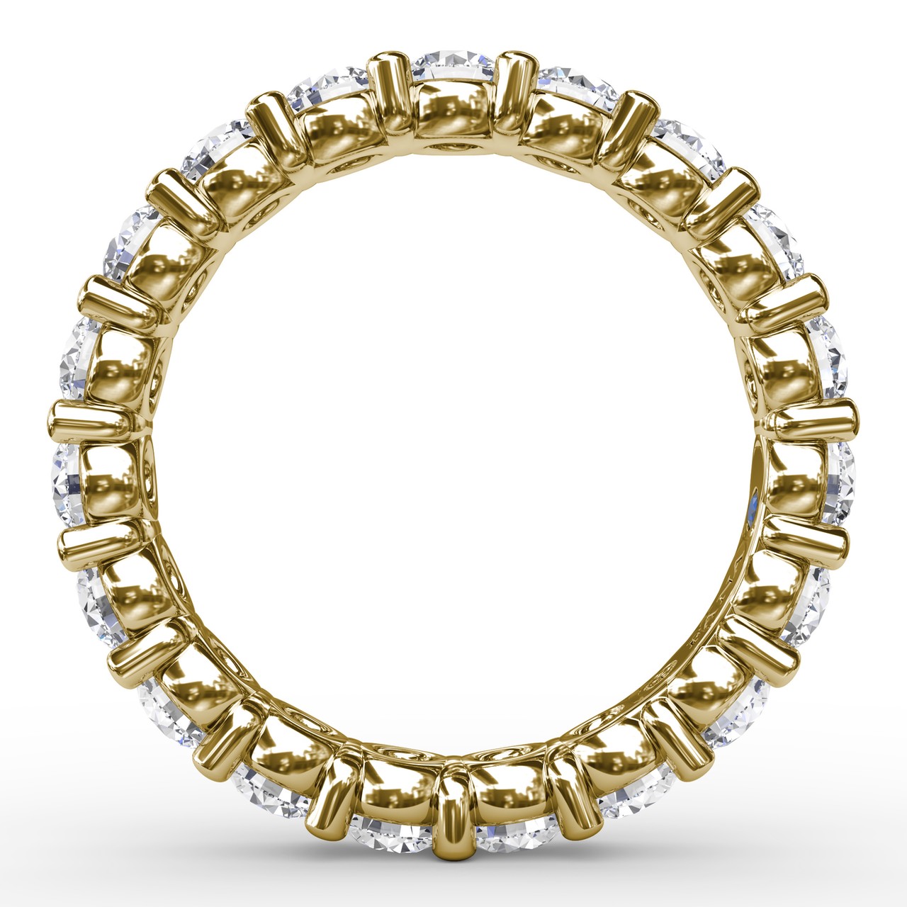 Chunky Shared Prong Eternity Band