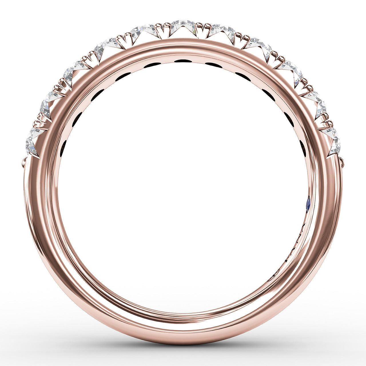 French Pave Set Anniversary Band