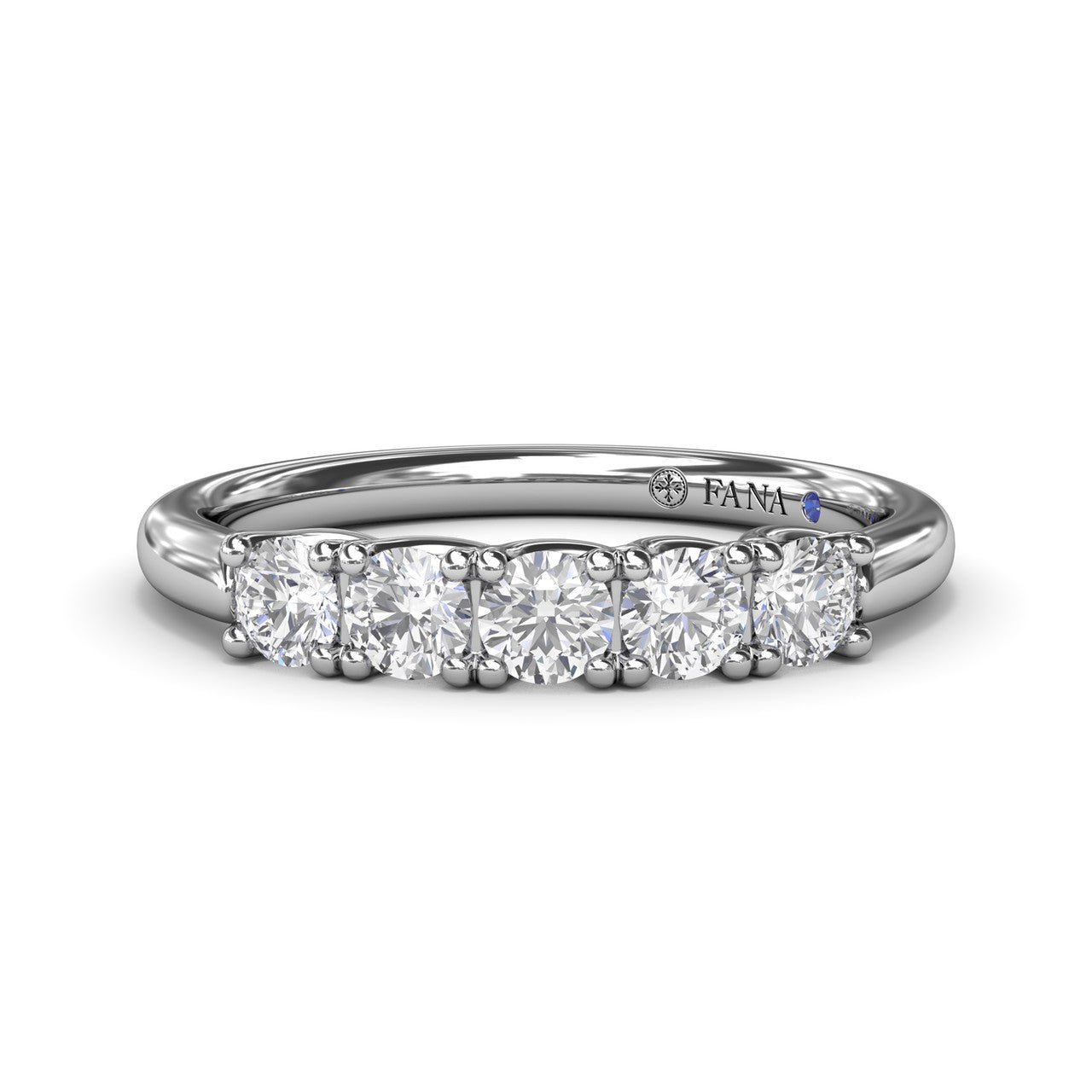Round Diamond Anniversary Band