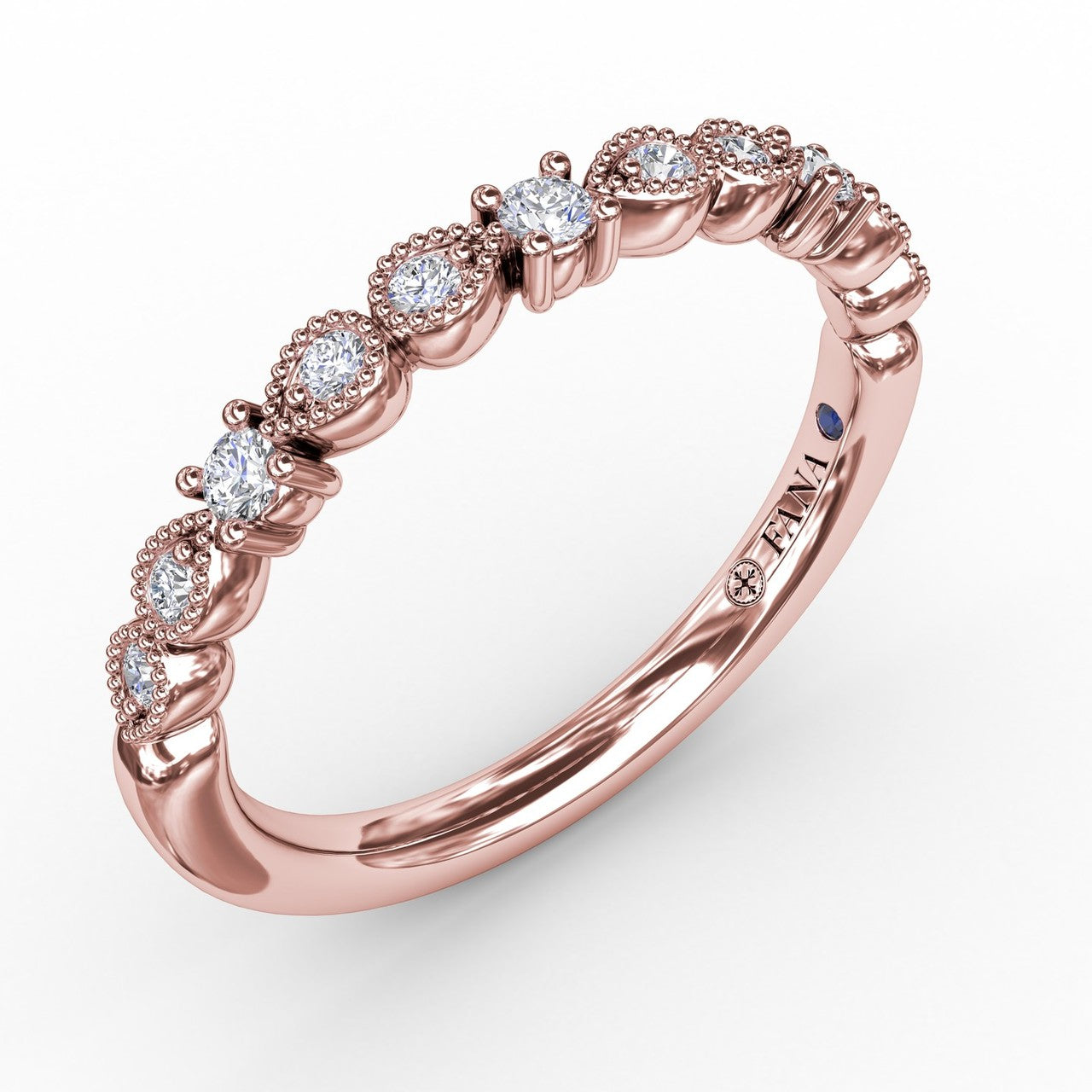 Milgrain Marquise Diamond Band