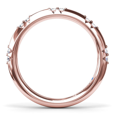 Flush Setting Diamond Band