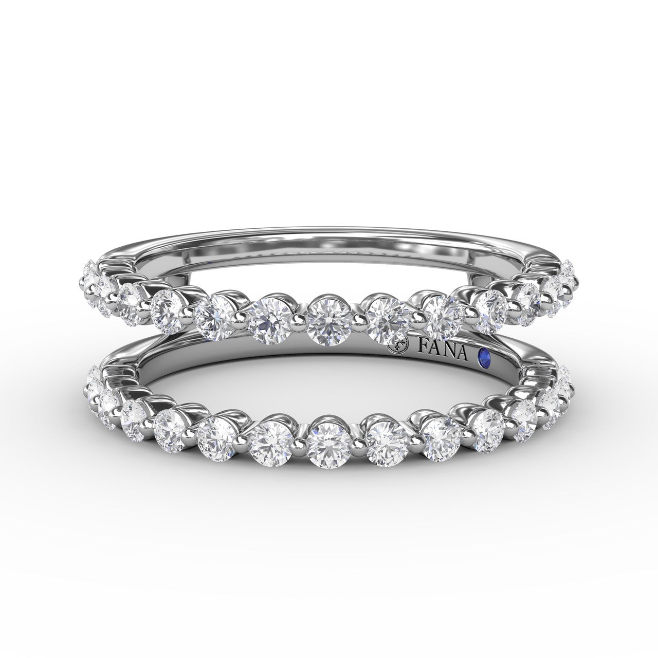 Single Prong Diamond Insert Ring